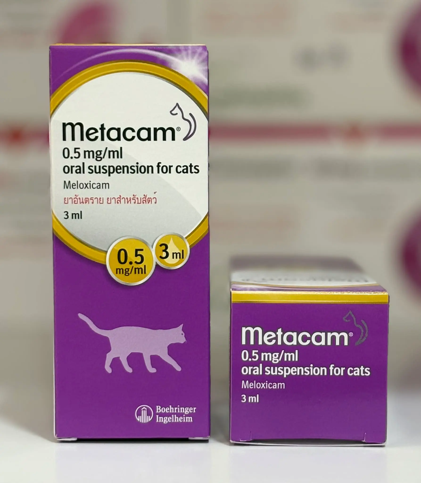 Meloxicam แมว (Metacam) ยาลดอักเสบ ของแท้ (Best Price) 2 Meloxicam แมว ยาลดอักเสบ