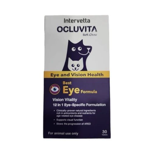 Ocluvita (ออคลูวิต้า) อาหารเสริมบำรุงสายตาและดวงตาสำหรับสุนัขและแมว