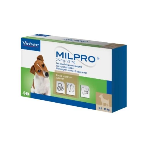Milpro สุนัข ป้องกันหนอนหัวใจ พยาธิตัวตืด ตัวแบน ตัวกลม 3 Milpro สุนัข ป้องกันหนอนหัวใจ พยาธิตัวตืด ตัวแบน ตัวกลม Image 2